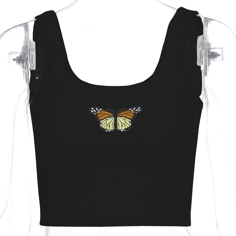 Vintage butterfly camisole