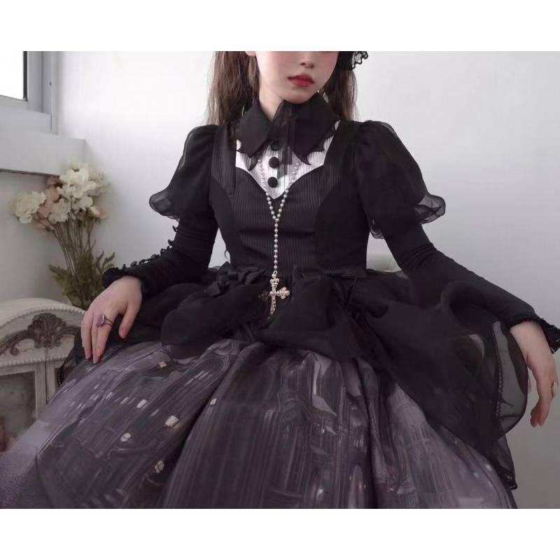 Lolita Skirt Lolita Dark Wind Autumn And Winter Op Cool