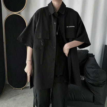 Vintage Functional Tooling Short-sleeved Top, Dark Funeral