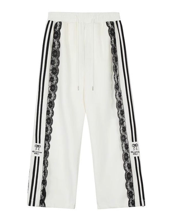 Japanese Harajuku Lace Sweatpants