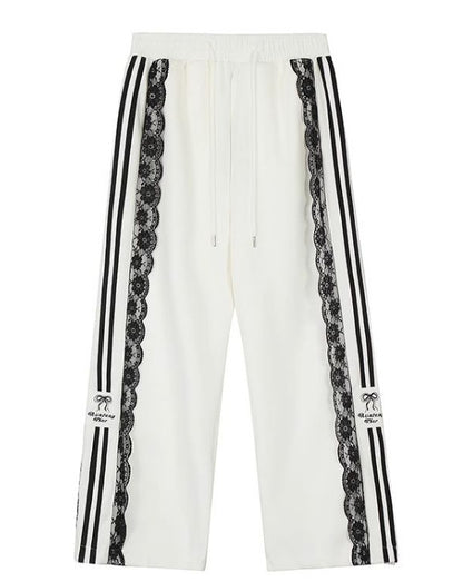 Japanese Harajuku Lace Sweatpants