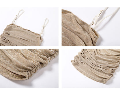 Bright silk camisole