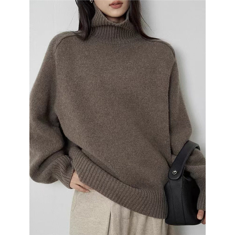 New High Neck Woolen Sweater For Women