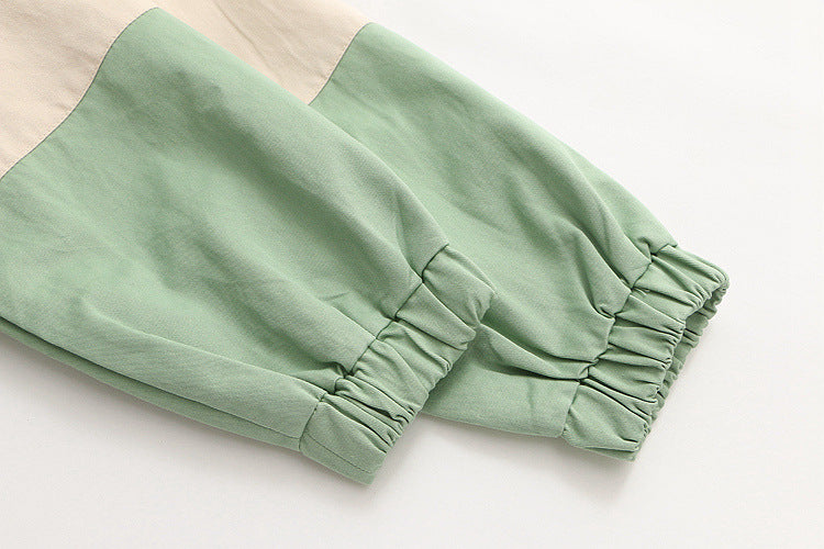 Harajuku Style Dinosaur Embroidered Hooded Jacket