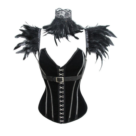 Gothic Floor-Length Skirt Punk Dark Stage Catwalk