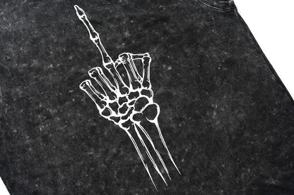 Summer New High Street INS Hip-hop Dark Black