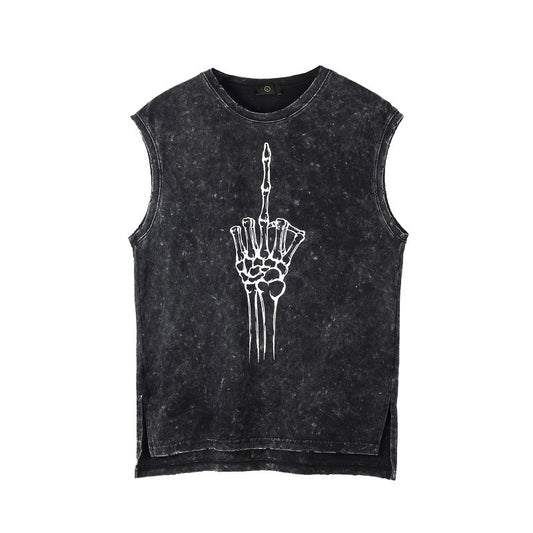 Summer New High Street INS Hip-hop Dark Black