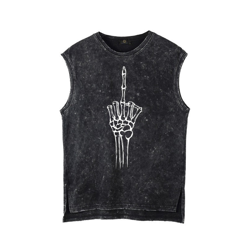 Summer New High Street INS Hip-hop Dark Black