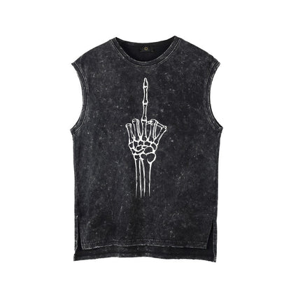 Summer New High Street INS Hip-hop Dark Black