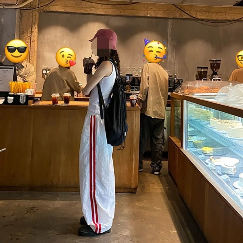 Harajuku Retro Bf Style Loose Casual Pants