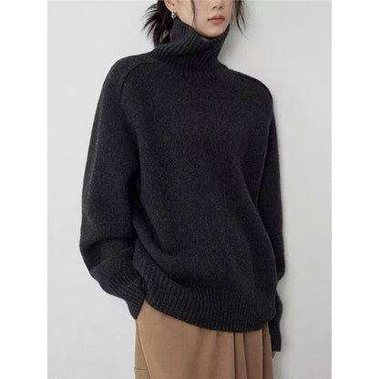 New High Neck Woolen Sweater For Women