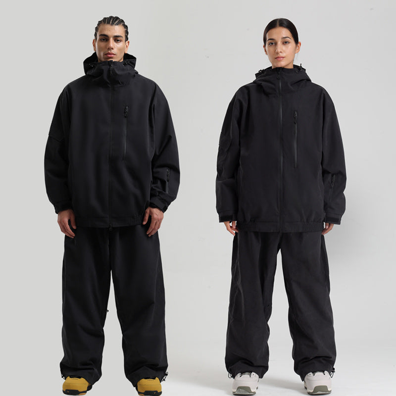 Loose Windproof Waterproof And Breathable Tooling Ski Suit
