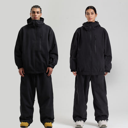 Loose Windproof Waterproof And Breathable Tooling Ski Suit