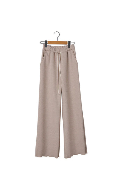Elastic Waist Drawstring Slimming Trousers