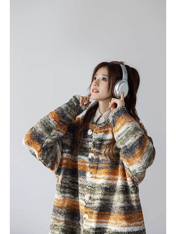 Japanese Street Harajuku Style Knitted Cardigan