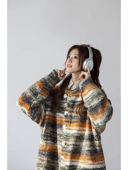 Japanese Street Harajuku Style Knitted Cardigan