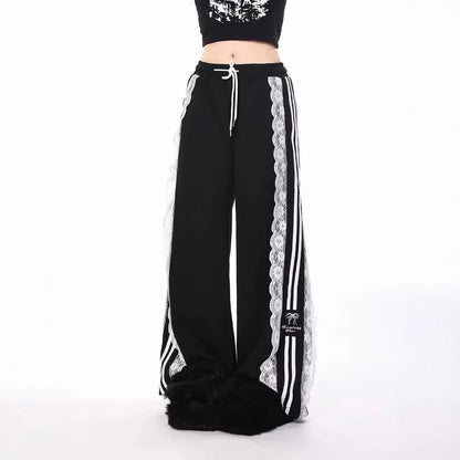 Japanese Harajuku Lace Sweatpants