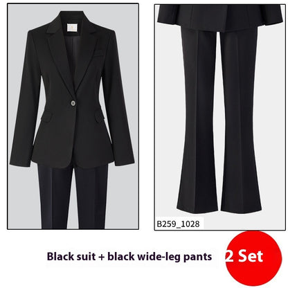 Women's Minimalist Formal Button Up Suit Jacket