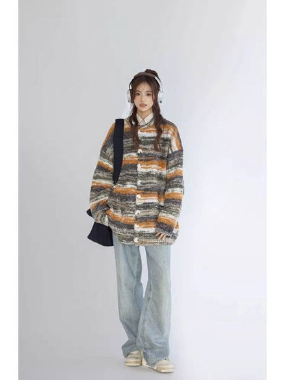 Japanese Street Harajuku Style Knitted Cardigan