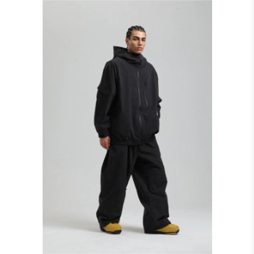 Loose Windproof Waterproof And Breathable Tooling Ski Suit