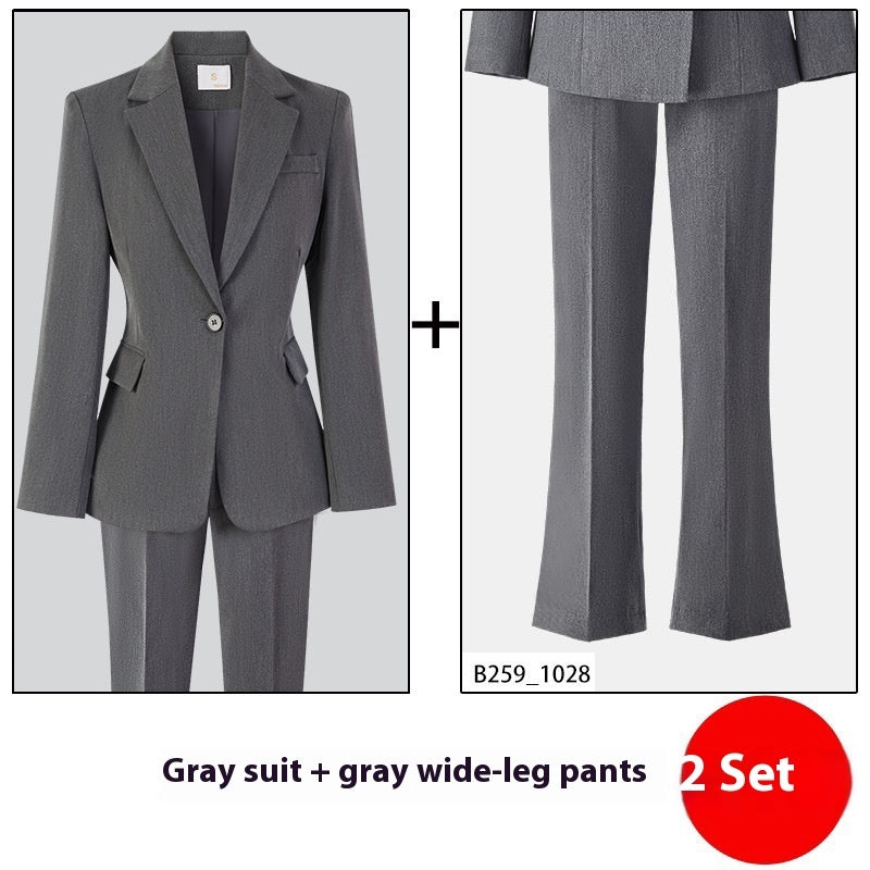 Women's Minimalist Formal Button Up Suit Jacket