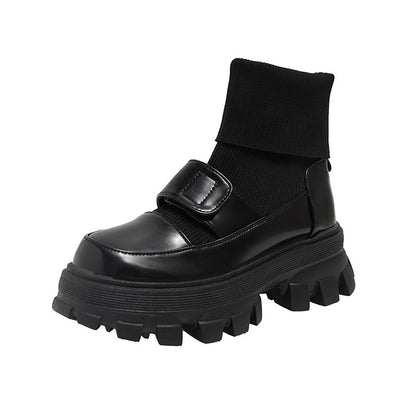 Elastic Thick Bottom All-match Increase Boots Women's Shoes