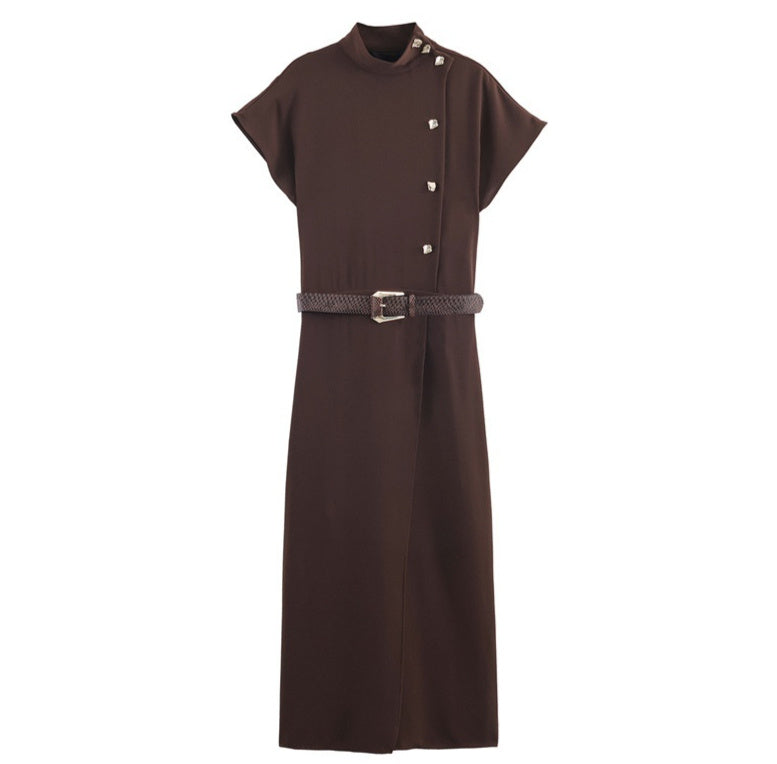 Elegant Belted Dress For Women