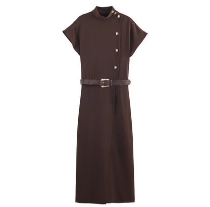 Elegant Belted Dress For Women