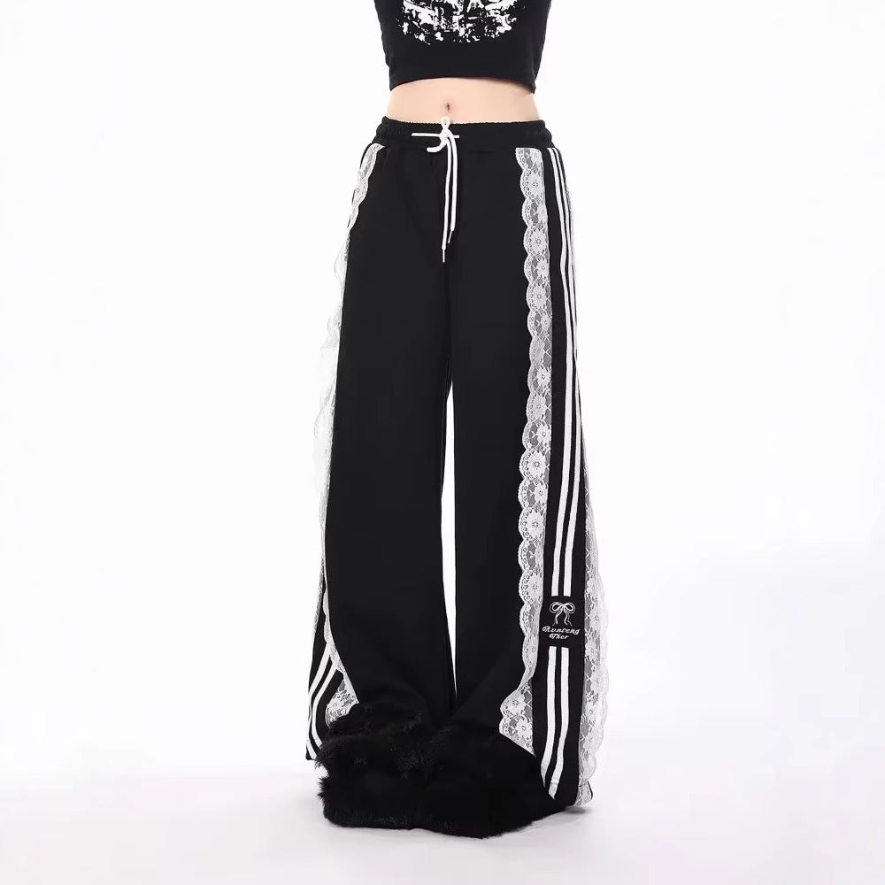 Japanese Harajuku Lace Sweatpants