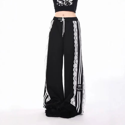 Japanese Harajuku Lace Sweatpants