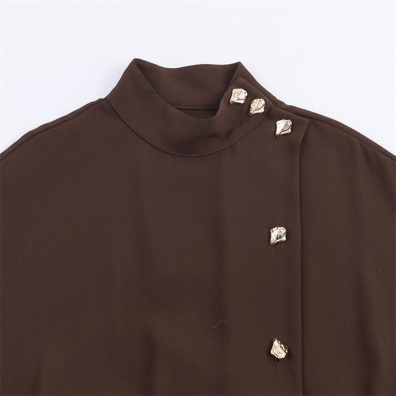 Elegant Belted Dress For Women