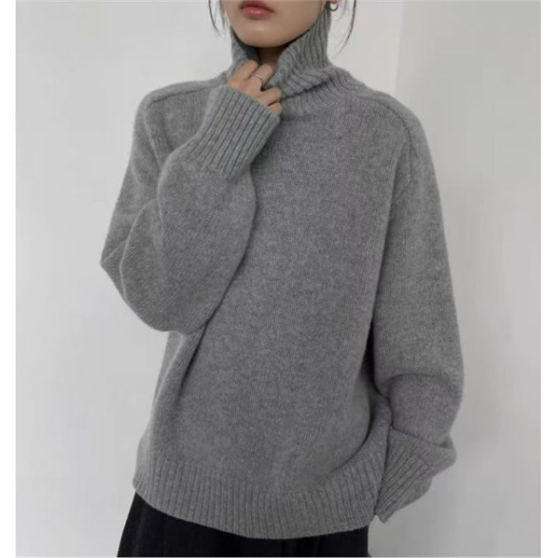 New High Neck Woolen Sweater For Women