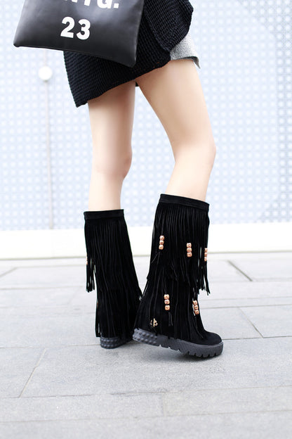 Plus Size Within The Height Of Women's Boots Sweet And Casual