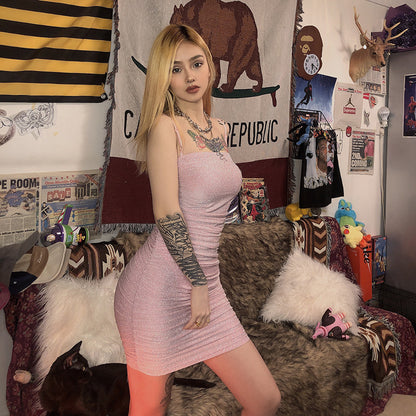 Bright silk camisole