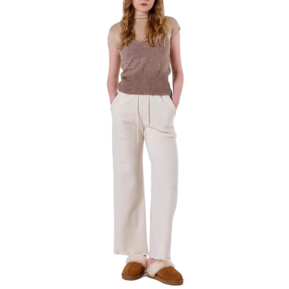 Elastic Waist Drawstring Slimming Trousers