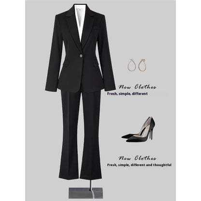 Women's Minimalist Formal Button Up Suit Jacket