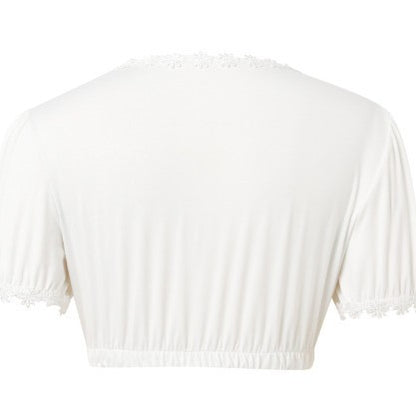 White Oktoberfest Clothing Top Short Sleeve Shirt