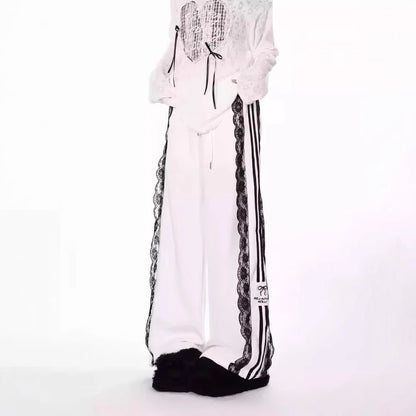 Japanese Harajuku Lace Sweatpants