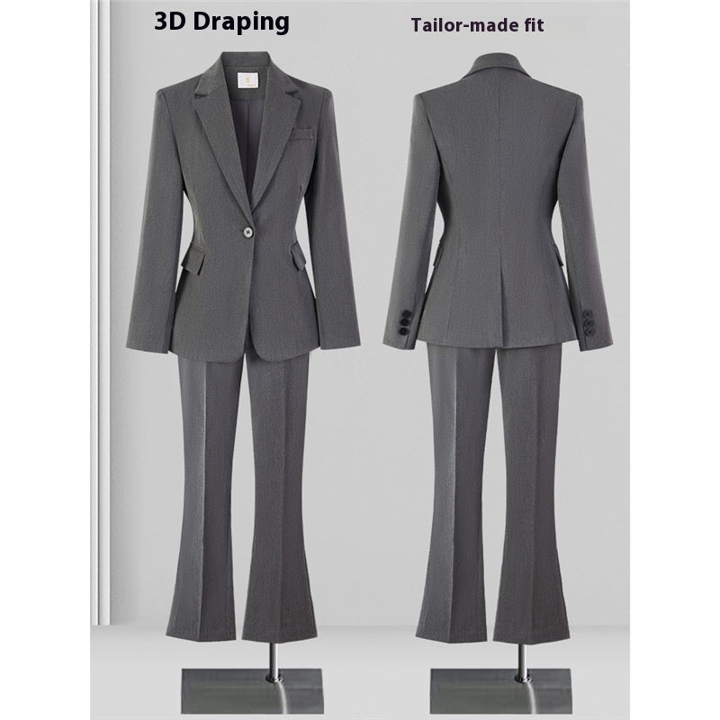 Women's Minimalist Formal Button Up Suit Jacket