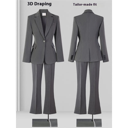 Women's Minimalist Formal Button Up Suit Jacket