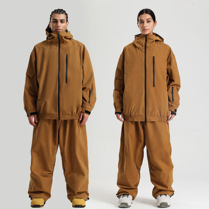 Loose Windproof Waterproof And Breathable Tooling Ski Suit