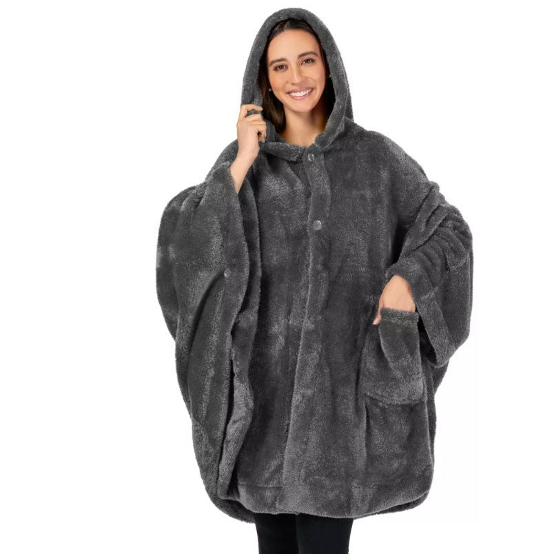 Hooded Lazy Blanket Thick Warm Arctic