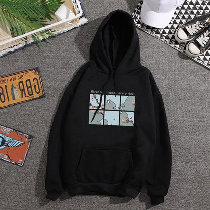 Coat Harajuku Style Loose Long-sleeved Top Trendy