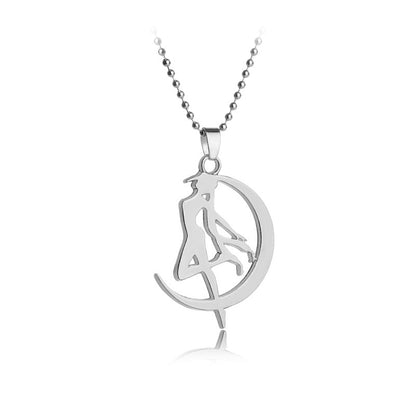 Sailor Moon Necklace Moon Rabbit Anime Anime Movie Accessories