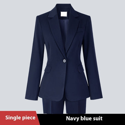Women's Minimalist Formal Button Up Suit Jacket