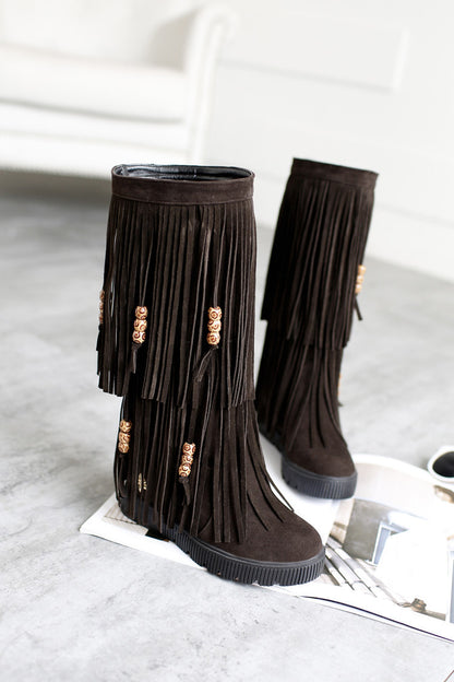 Plus Size Within The Height Of Women's Boots Sweet And Casual