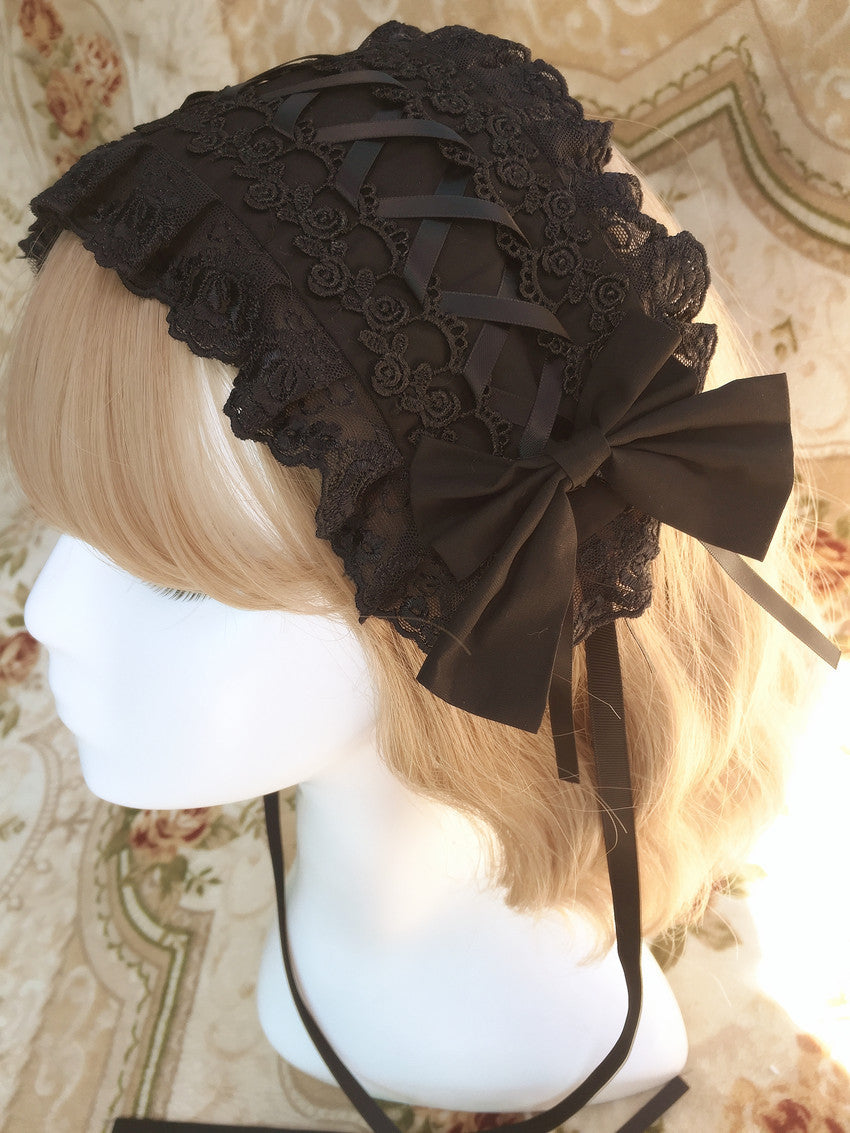 Dark Red Three-stage Suspender Lolita Dress