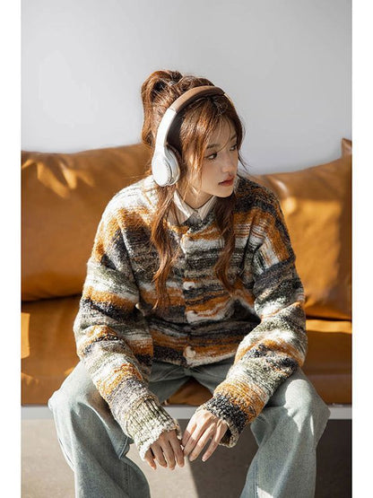 Japanese Street Harajuku Style Knitted Cardigan